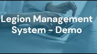 Legion Management System - Demo