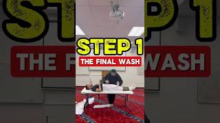 How to Wash the Deceased (Ghusl) - Step by Step According to Sunnah.(step1). #islam #islamic #death