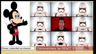Jimmy Fallon, The Roots & "Star Wars: The Force Awakens" Cast Sing "Star Wars" ; REACT STUDIO