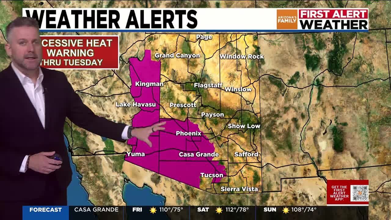 Dangerous heat forecast extended for more First Alert Weather Days in ...