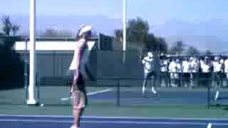 Andy Roddick practicing at the Pacific Life Open 2008 in Indian Wells