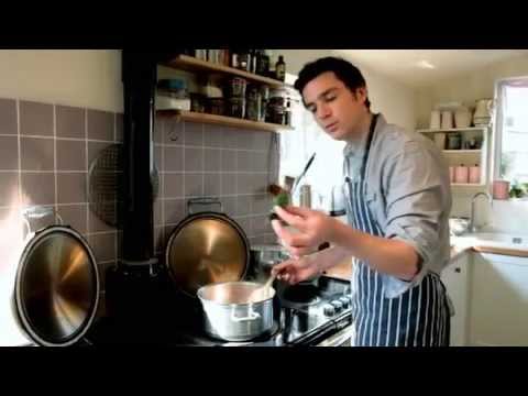 River Cottage Head Chef Gill Meller Cooks Winter Soup On An Esse