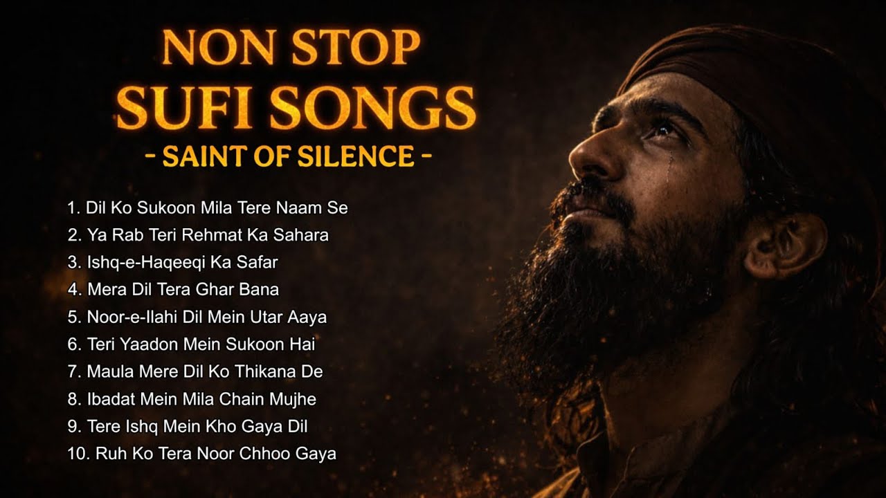 Non Stop Sufi Songs 💛 Heart Touching & Emotional Kalam | Soulful Islamic Sufi Music 