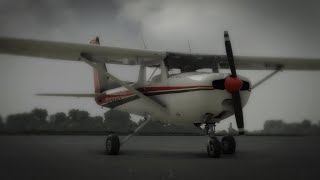 Beginners guide to radio navigation in the MSFS Cessna 152 - flying blind in the rain, with no GPS