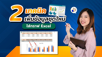 2 เทคนิคเพิ่มข้อมูลชุดใหม่ใส่กราฟ Excel