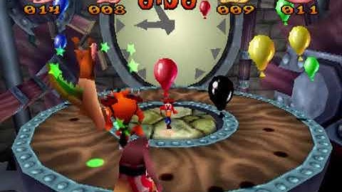 Crash Bash 200% (201%) Warp Room 4 (6/17) - Trophies, green gems & pink crystals (Walkthrough)