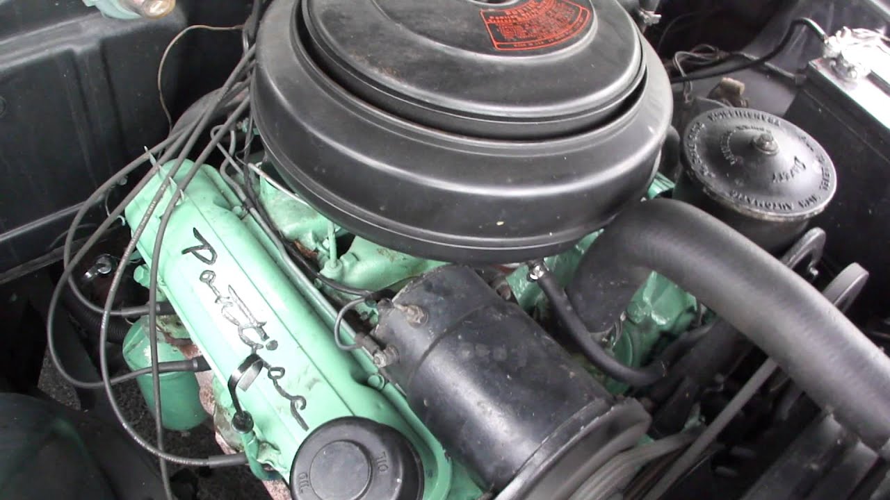 1956 Pontiac: Engine start and run.MP4 - YouTube