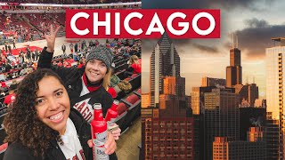 OUR FIRST TIME IN CHICAGO! - Deep Dish Pizza &amp; Chicago Bulls