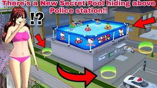 يوجد مسبح جديد فوق الشرطه New Pool Above Police Station in UPDATE Sakura School Simulator