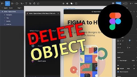 How to Delete Object in Figma 2025?