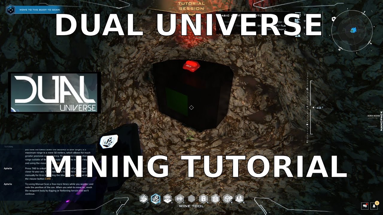 Dual Universe Mining Tutorial (DU Beta) - YouTube
