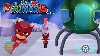 PJ Masks Racing Heroes / PJ Masks Games / Owlette Chase Romeo & Luna Girl & Robot ! screenshot 5