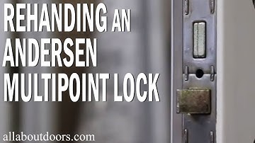 Rehanding an Andersen Multipoint Lock