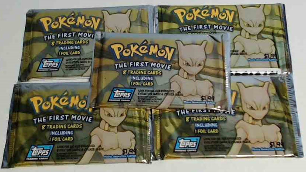 pokemon the first movie booster pack TOPPS 1998 TRADING CARD 36 BOX NEW SE – Cards and Comics Central His boss gifted him a