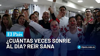 Dr. Florecita celebrated World Smile Day on October 3 with laughter therapy in El País.