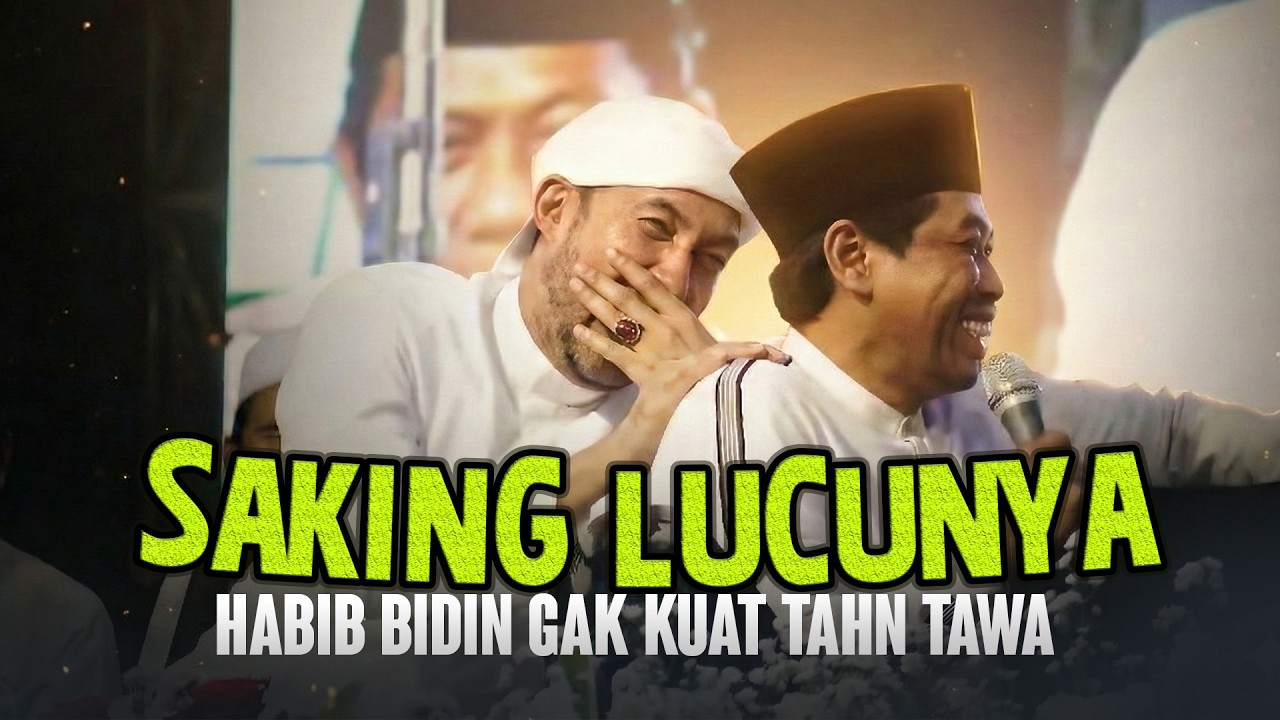 LUCU PARAH !! HABIB BIDIN SAMPAI GAK KUAT TAHAN TAWA CERMAH LUCU ABAH ANZA TERBARU 2025