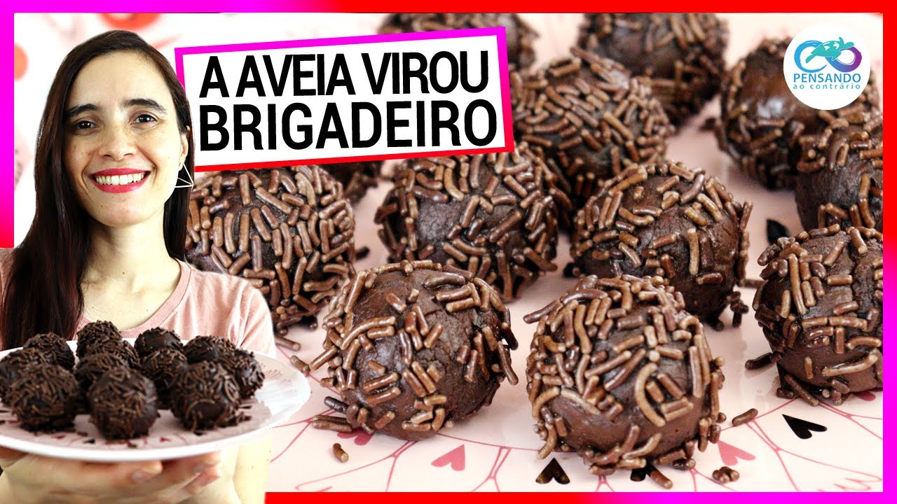 USEI AVEIA PARA FAZER BRIGADEIRO! O resultado é surpreendente! Brigadeiro FÁCIL, fit e vegano