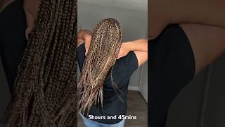 #shortvideo #braids #reels #california #dallas #smallbraids #colormixbraids