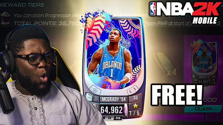 NBA 2K Mobile - FREE Pearl T-Mac from PWR Cap!