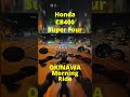 Morning Ride in Okinawa City 🌴 Honda CB400SF POV #shorts
