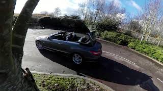 Mercedes Benz E Class 2 1 E220 CDI BlueEFFICIENCY Sport Roof Operation On The Move