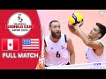 Canada  usa  full match  mens volleyball world cup 2019