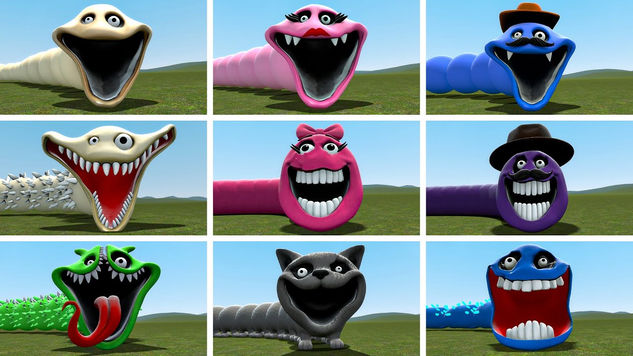 I COLLECTED EVERY ROBLOX HUNGRY WORM TO FIND OUT WHO'S THE STRONGEST! (Garry’s Mod)