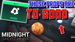 Midnight Ghost Hunt Gameplay,  OP Ghost strategy /Tactics , Using Props To kill Hunters , .