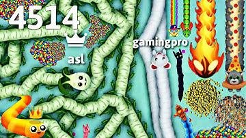 Epic Snake Io Gameplay! Top 1 Snake Io 🐍 The Map Snake Game #snakeio #ikilled godofsnake #gameplay