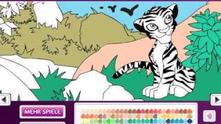 Tiger Mal Spiel - Mädchen Spiele screenshot 5