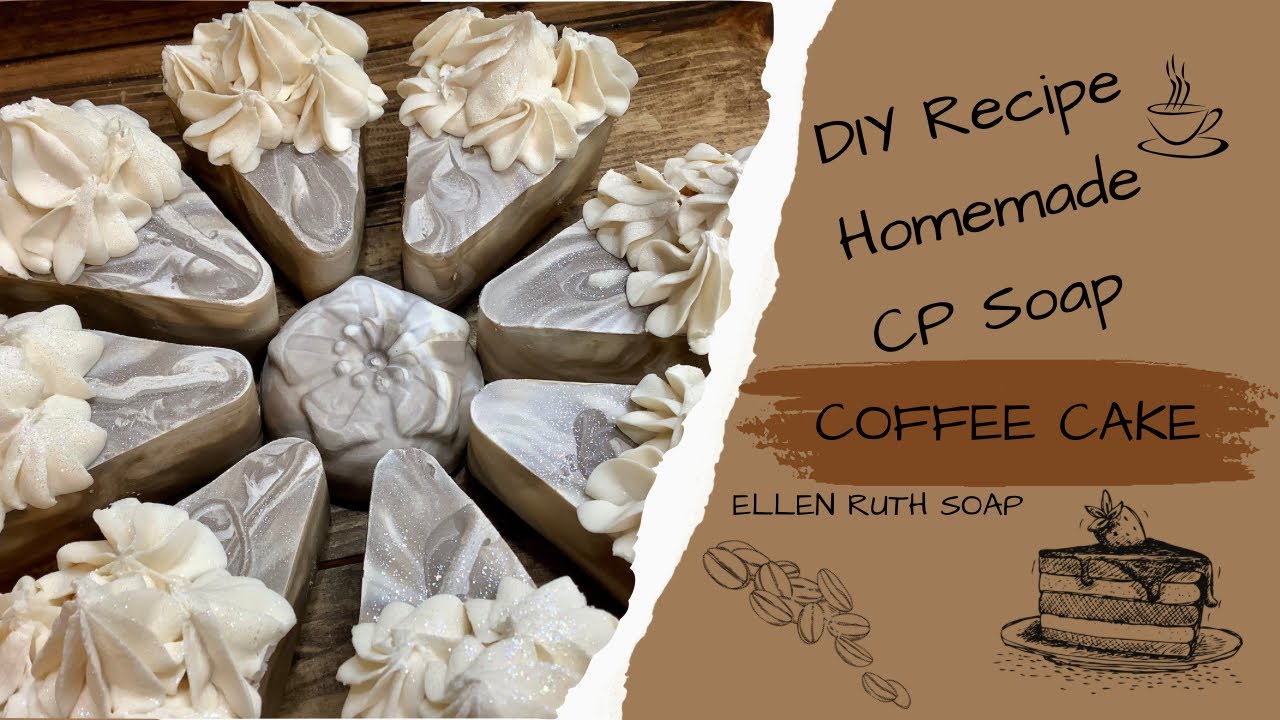 DIY Soap Recipe - How to Make 💯 COCONUT Oil & 🥥 Coconut Milk CP Soap