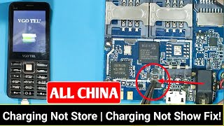 All China Keypad Mobile Charging Not Store Solution | Vgotel | itel | QMobile | Fake Charging Fix
