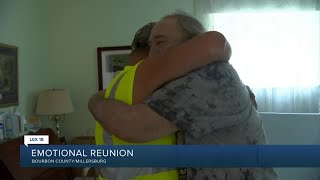 Emotional Reunion: Rumpke employee meets man he helped pull out of burning home