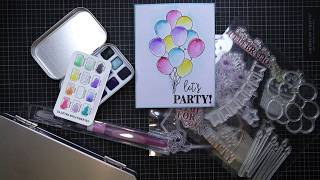 Diamond Press Mega Watercolor Autoship: Celebrations Tutorial! A Tip for a Sticky Marquise!