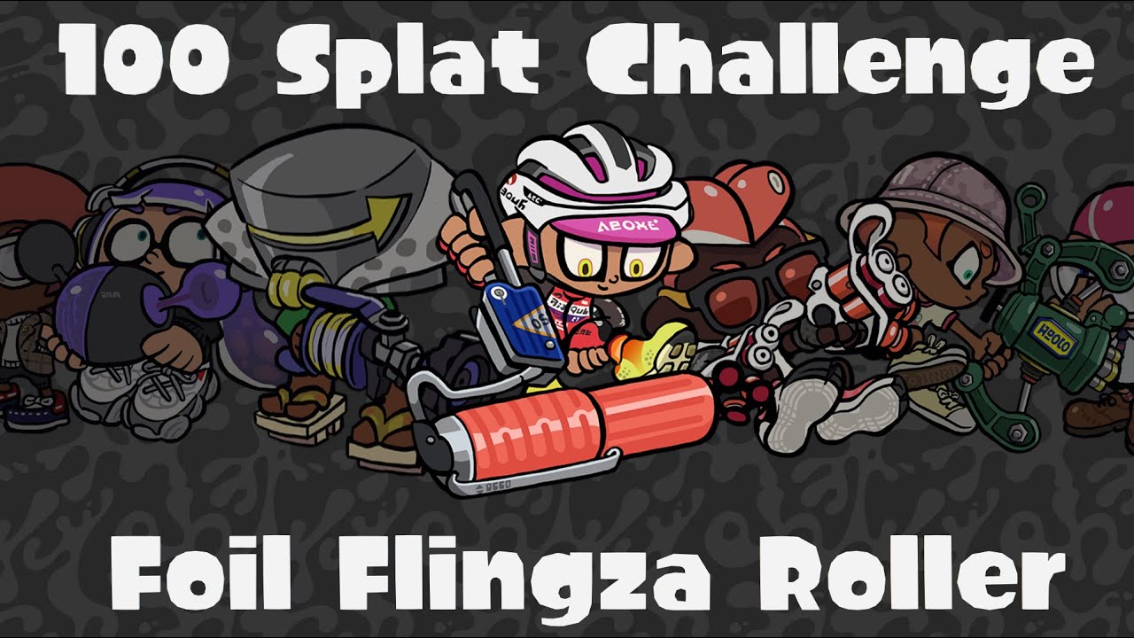 100 Splat Challenge Foil Flingza Roller