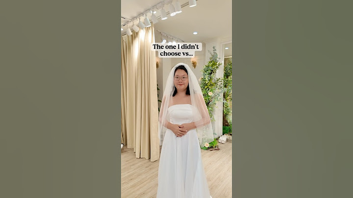 Wedding dress reveal