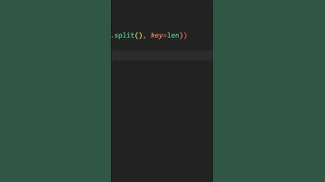 Find longest word in sentence using Python  #coding #python #programming