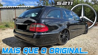 MAIS QUE O ORIGINAL - MERCEDES S211 BAGGED #famíliadrmsuspensions #drmsuspensions