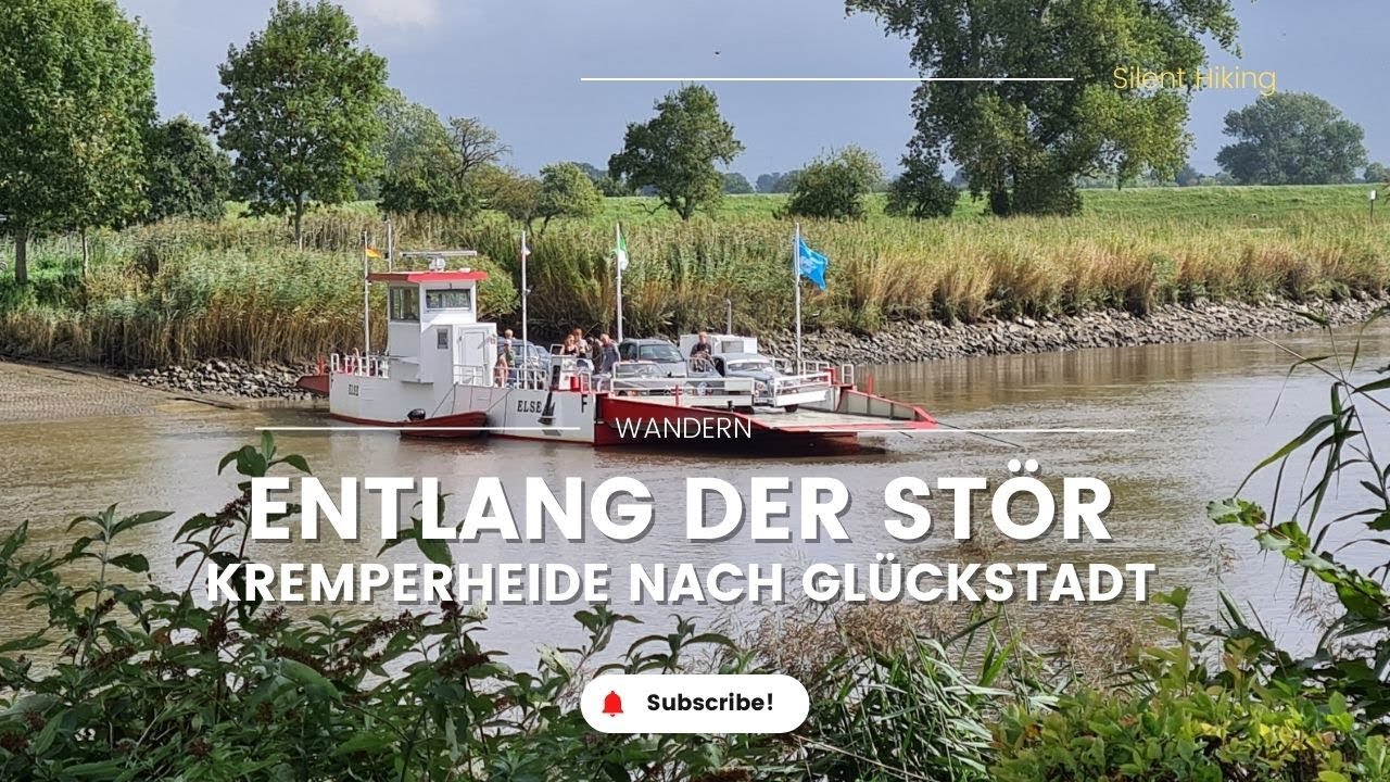 Fluss-Stille in Schleswig-Holstein | 20km Wanderung entlang der Stör nach Glückstadt (Silent Hiking)