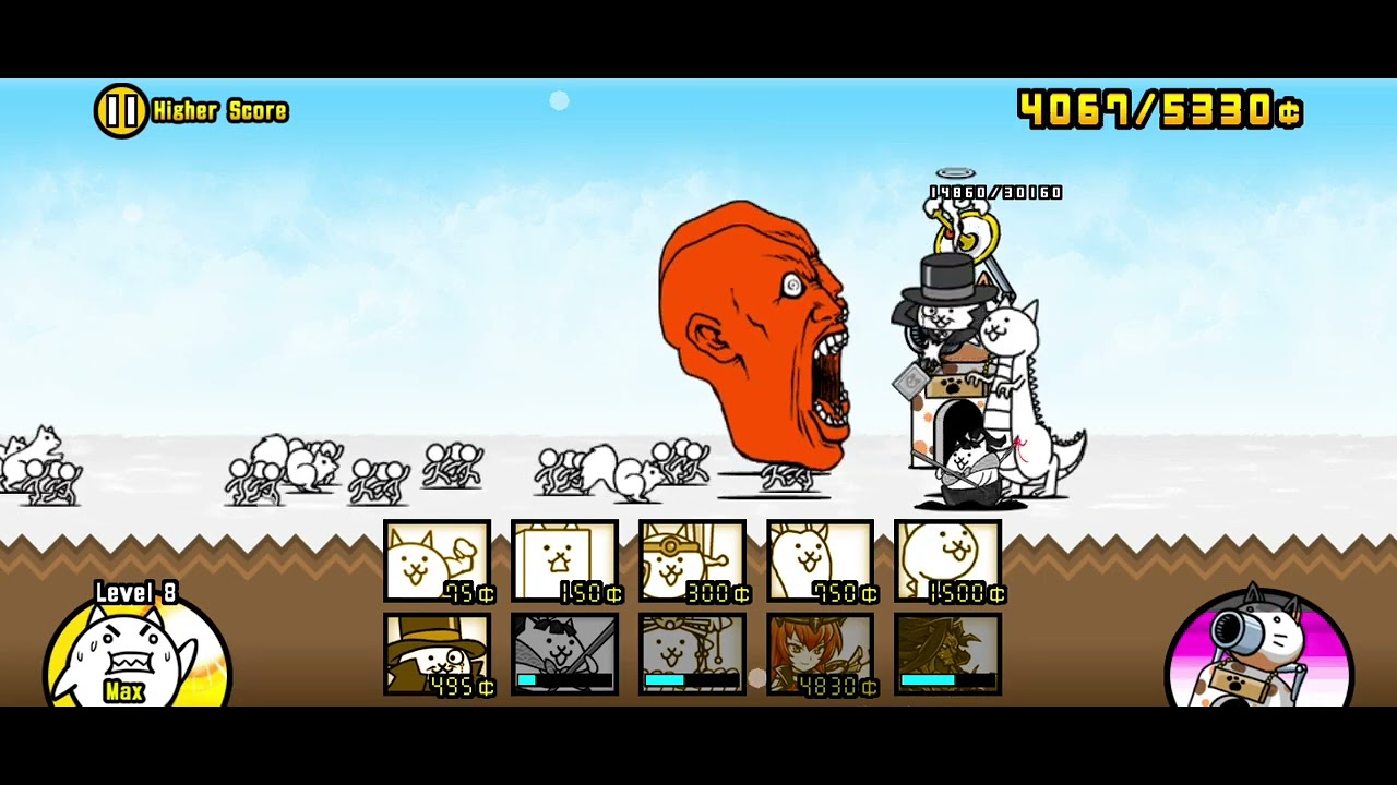 higher score stage battle cats