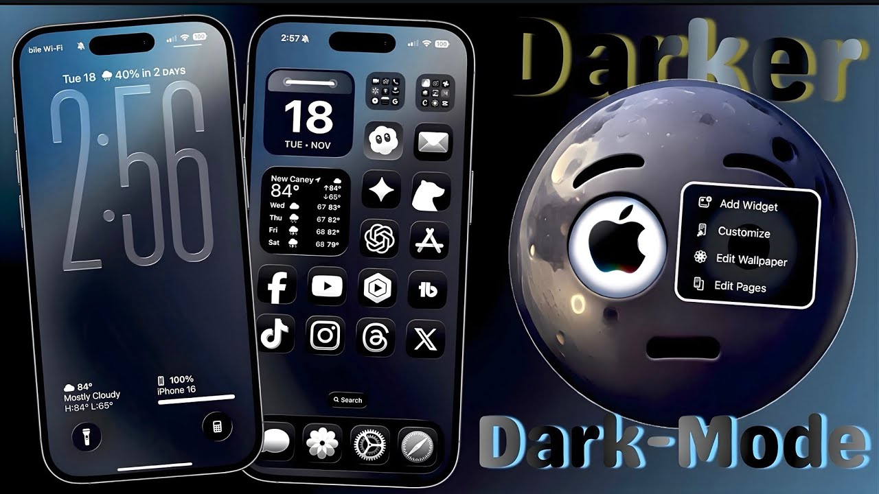 Apple спрятала новый тёмный режим в iOS 26 — вот где 😳