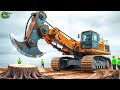 Extreme Dangerous Fastest Big Chainsaw Cutting Tree Machines | Monster Stump Removal Excavator #51