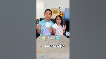 Mini Canvas Art Challenge with Kawaii Sweets! Who Will Win!? #shorts #artchallenges