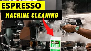 learn the simple steps for cleaning an espresso (barista training for beginners)