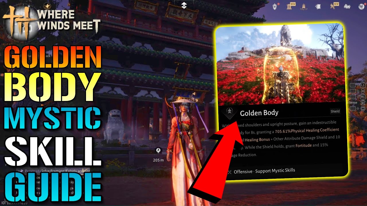 How To Get Golden Body Where Winds Meet