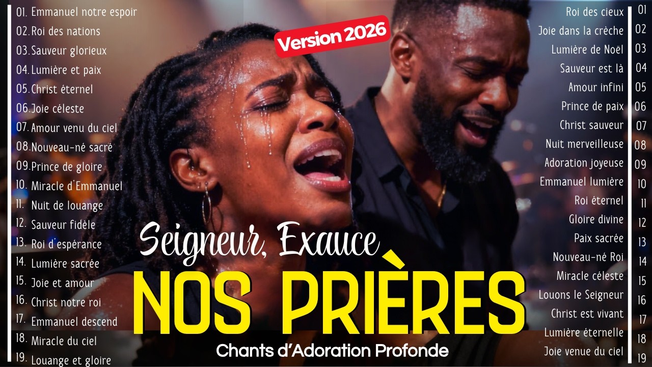 Louange et Adoration 2026 ✨ Ô Seigneur Jésus… Exauce Nos Prières | Chants Gospel | Prière 2026