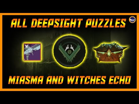 Destiny 2  All Deepsight Tier 3 and 2 Puzzles in the Miasma and Witches Echo Solved!