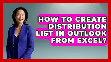 How To Create Distribution List In Outlook From Excel? - TheEmailToolbox.com