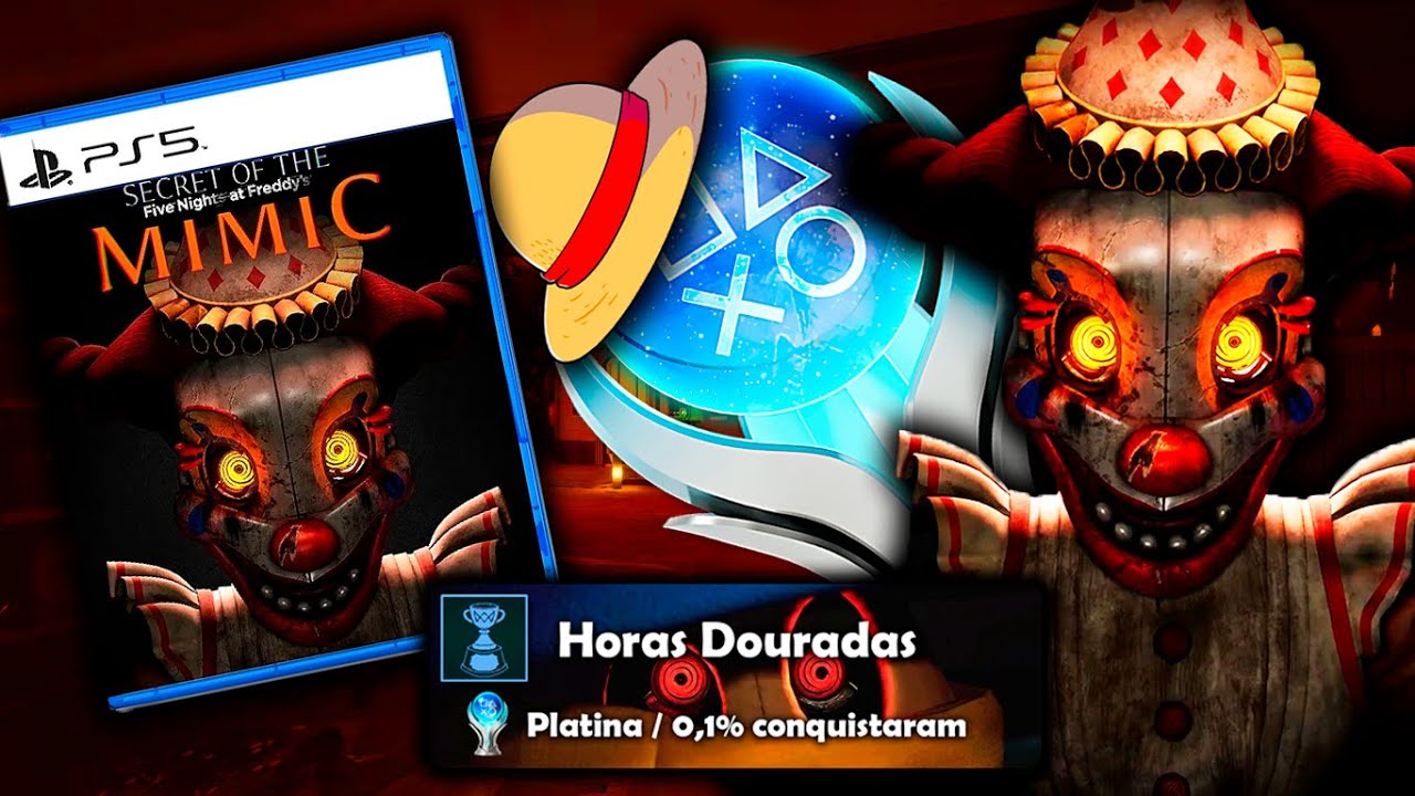 A PLATINA DE FNAF SECRET OF MIMIC É ATERRORIZANTEMENTE BOA (quase fui top 1 a platinar)