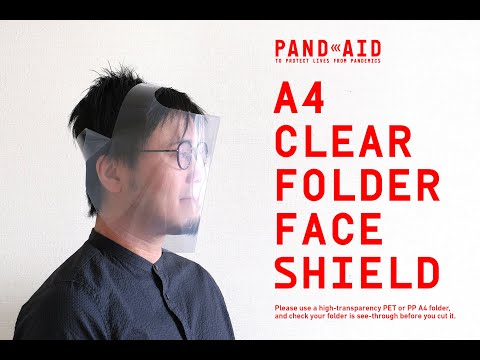 DIY Clear folder face shield / PANDAID